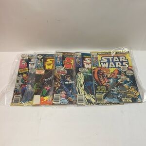 Vintage Marvel Star Wars copyright 1977 & 1978 comic books 7-11 lot of 5